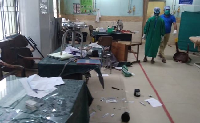 रेवाड़ी में नर्सिंग होम में घुसकर हमला